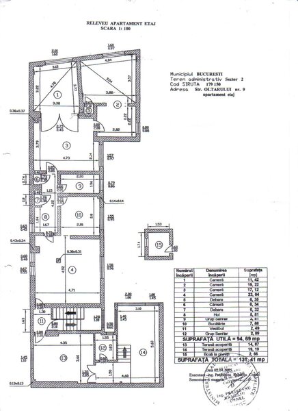 Mosilor Vanzare apartament 4 camere in vila zona Mosilor